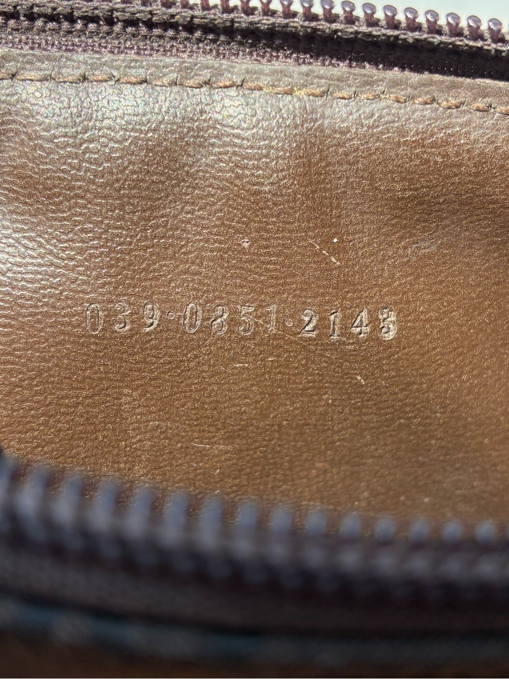 Gucci Brown GG Monogram Cosmetic Pouch - Picture 7 of 10